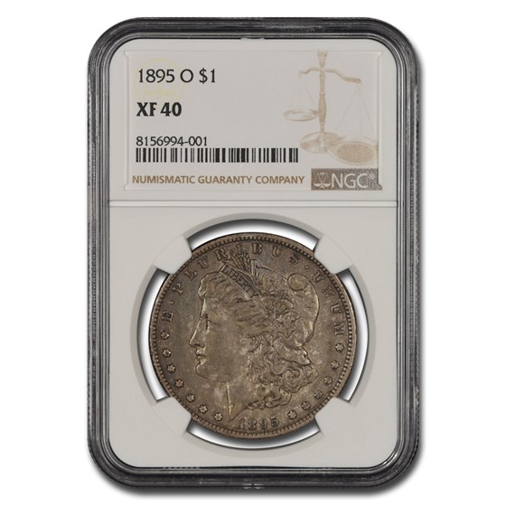 1895-O Morgan Dollar XF-40 NGC 1895-O Morgan Dollar XF-40 NGC