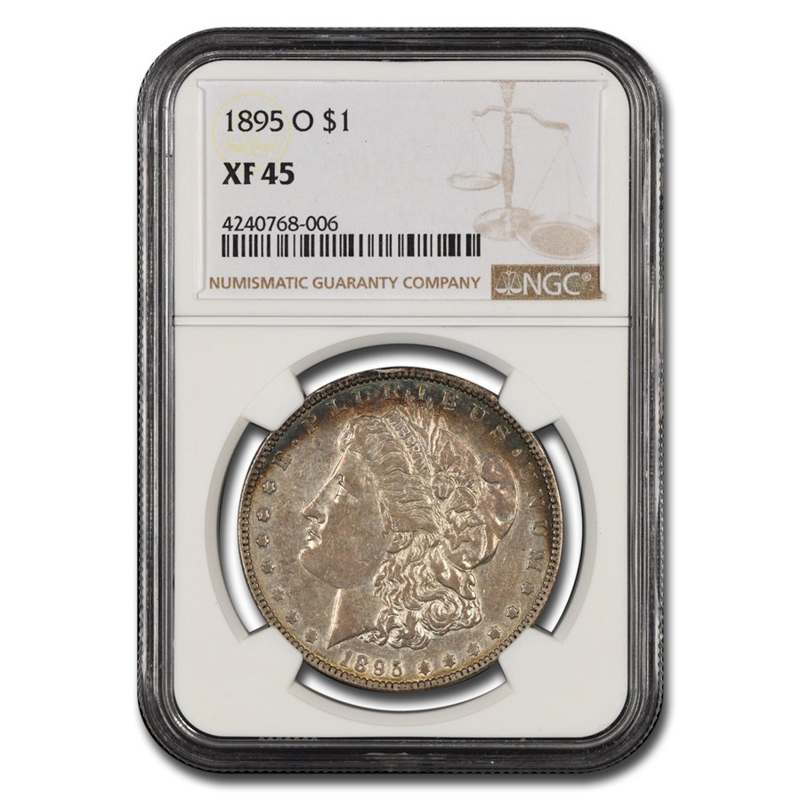 1895-O Morgan Dollar XF-45 NGC