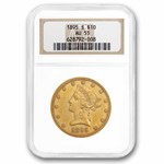 1895-S $10 Liberty Gold Eagle AU-55 NGC