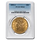 1895-S $20 Liberty Gold Double Eagle MS-62 PCGS