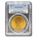 1895-S $20 Liberty Gold Double Eagle MS-63 PCGS