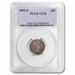 1895-S Barber Dime VF-25 PCGS