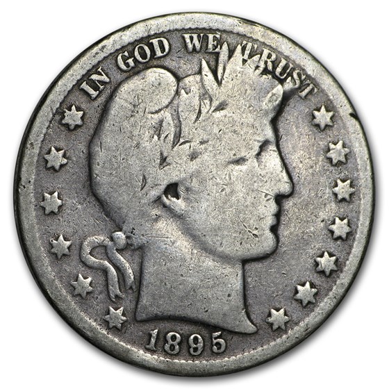 1895-S Barber Half Dollar Good 1895-S Barber Half Dollar Good