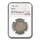 1895-S Barber Half Dollar MS-66 NGC