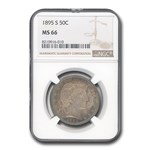 1895-S Barber Half Dollar MS-66 NGC