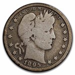 1895-S Barber Quarter VG