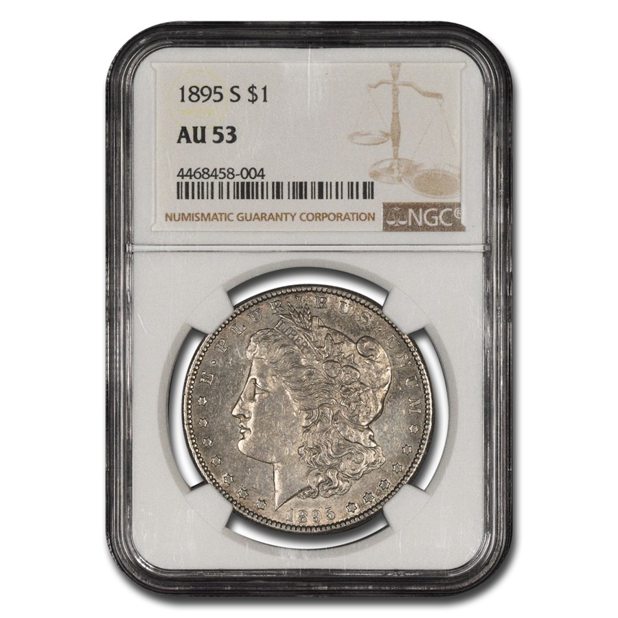 1895-S Morgan Dollar AU-53 NGC