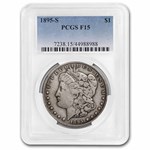 1895-S Morgan Dollar Fine-15 PCGS