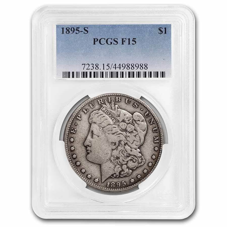 1895-S Morgan Dollar Fine-15 PCGS