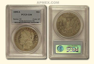 1895-S Morgan Dollar Good-4 PCGS
