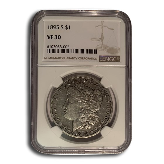 1895-S Morgan Dollar VF-30 NGC