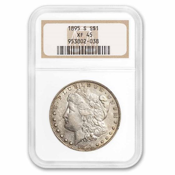 1895-S Morgan Dollar XF-45 NGC 1895-S Morgan Dollar XF-45 NGC