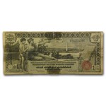 1896 $1.00 Silver Certificate Educational Note AG/Good (Fr#225)