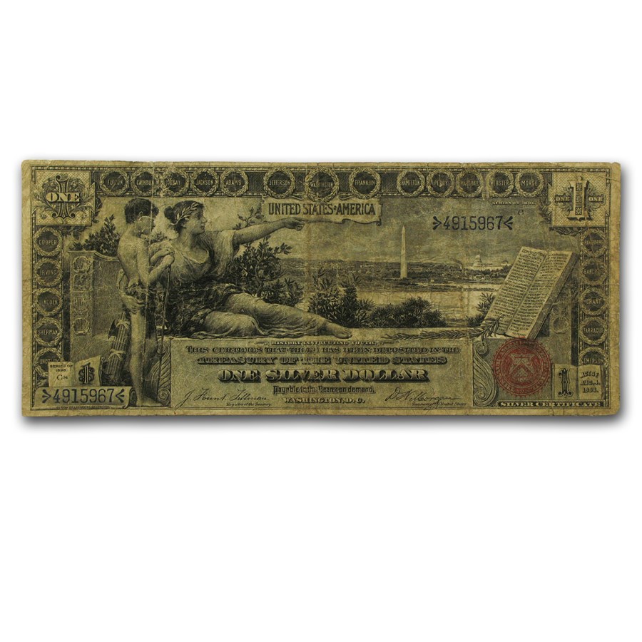 1896 $1.00 Silver Certificate Educational Note VG (Fr#224)