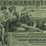 1896 $1.00 Silver Certificate Educational Note XF (Fr#224)
