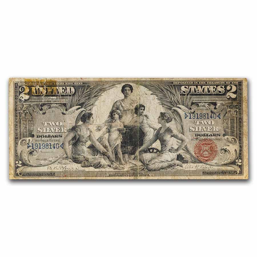 Buy 1896 $2.00 Silver Cert Educational Note Fine (Fr#247) (Details) | APMEX