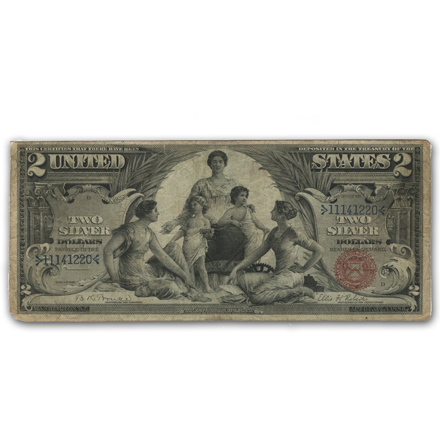 1896 $2.00 Silver Certificate Educational Note VF (Fr#248)