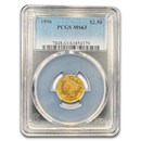 1896 $2.50 Liberty Gold Quarter Eagle MS-63 PCGS