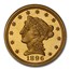 1896 $2.50 Liberty Gold Quarter Eagle PR-65 DCAM PCGS CAC