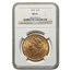 1896 $20 Liberty Gold Double Eagle MS-61 NGC