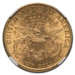 1896 $20 Liberty Gold Double Eagle MS-62 NGC