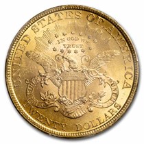 Buy 1896 $20 Liberty Gold Double Eagle PCGS MS-63 | APMEX