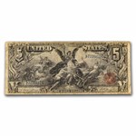 1896 $5.00 Silver Certificate Educational Note Fine (Fr#268)
