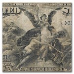 1896 $5.00 Silver Certificate Educational Note Fine (Fr#270)