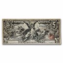 1896 $5.00 Silver Certificate Educational Note VF (Fr#268)