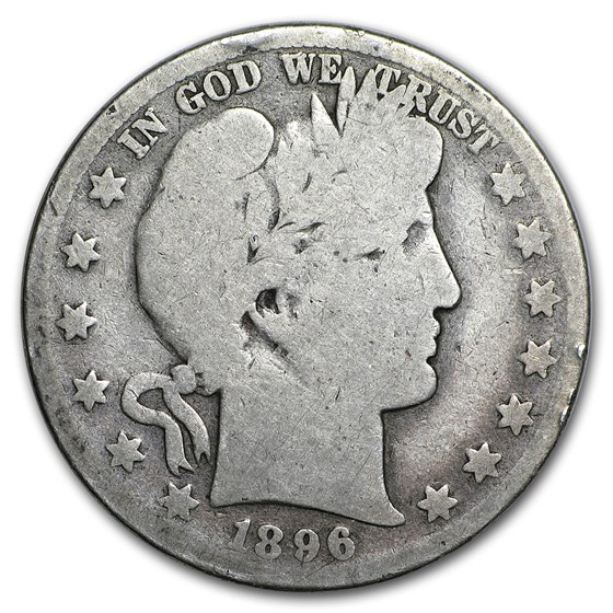 1896 Barber Half Dollar AG 1896 Barber Half Dollar AG