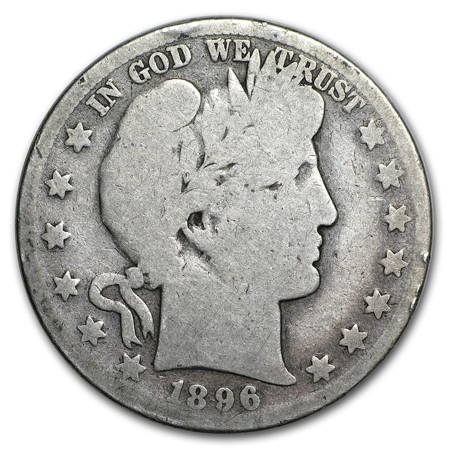 1896 Barber Half Dollar AG