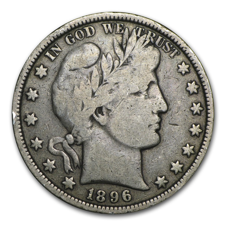 1896 Barber Half Dollar Fine