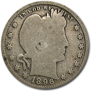 1896 Barber Quarter Good/VG 1896 Barber Quarter Good/VG