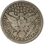 1896 Barber Quarter Good/VG