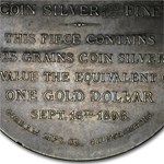 1896 Bryan Dollar XF HK-780