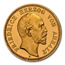 1896 German States Anhalt-Dessau Gold 10 Mark PF-67 NGC (UCAM) 1896 German States Anhalt-Dessau Gold 10 Mark PF-67 NGC (UCAM)