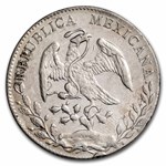 1896-Go RS Mexico Silver 8 Reales Cap & Rays AU
