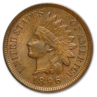 1896 Indian Head Cent BU 1896 Indian Head Cent BU