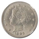 1896 Liberty Head V Nickel MS-64 NGC