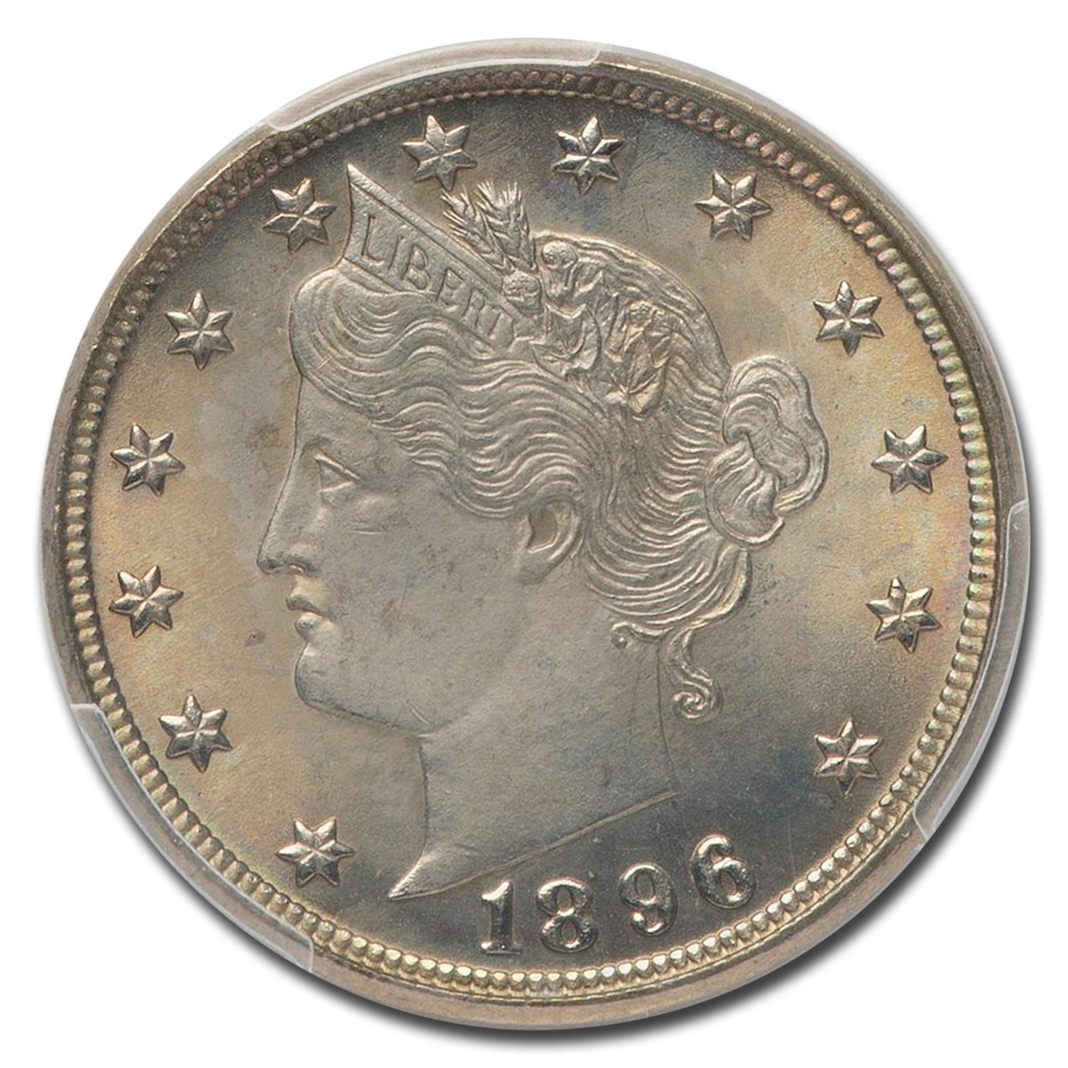 1896 (None) Phil V Nickel Value - APMEX