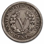 1896 Liberty Head V Nickel VG