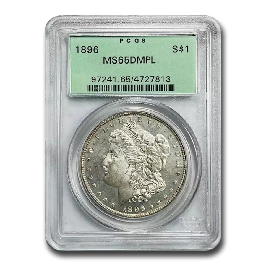 1896 Morgan Dollar DMPL MS-65 PCGS