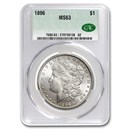 1896 Morgan Dollar MS-63 CACG