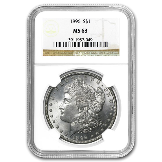 1896 Morgan Dollar MS-63 NGC