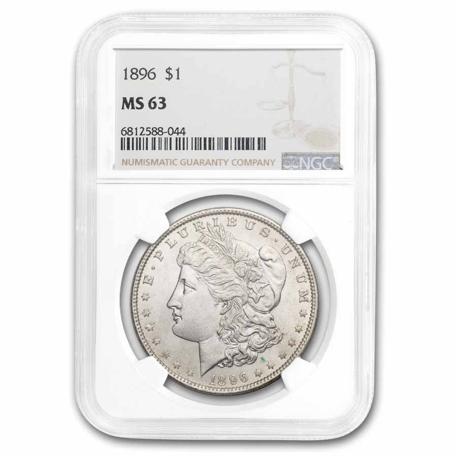 1896 Morgan Dollar MS-63 NGC