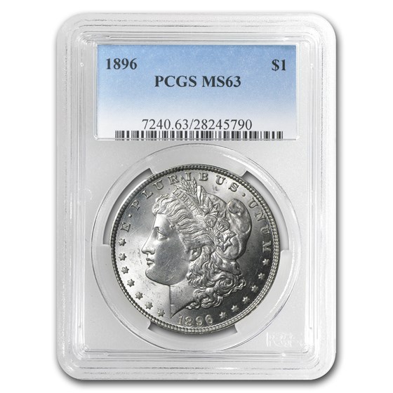 1896 Morgan Dollar MS-63 PCGS 1896 Morgan Dollar MS-63 PCGS
