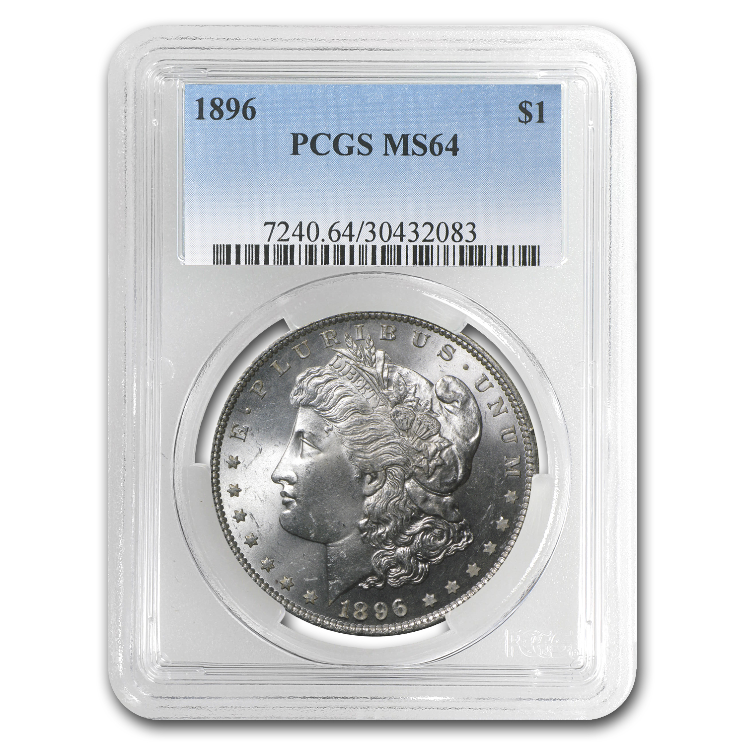 アンティークコイン コイン 金貨 Morgan CAC $1 MS65+ 銀貨 Dollar 送料無料 1896 PCGS