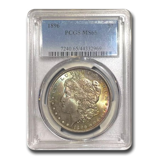 1896 Morgan Dollar MS-65 PCGS (Toned) 1896 Morgan Dollar MS-65 PCGS (Toned)