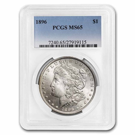 1896 Morgan Dollar MS-65 PCGS 1896 Morgan Dollar MS-65 PCGS