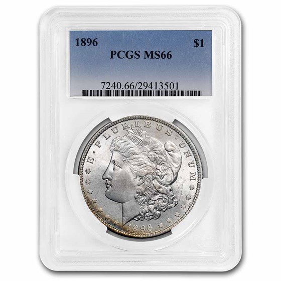 1896 Morgan Dollar MS-66 PCGS (Beautiful Toning) 1896 Morgan Dollar MS-66 PCGS (Beautiful Toning)
